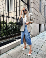 HOW TO STYLE A MAXI JEAN SKIRT