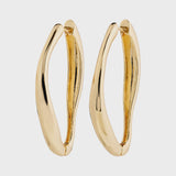 PILGRIM DUNE LARGE GOLD HOOPS Jewelry PILGRIM 