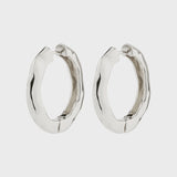 PILGRIM BELIEVE CHUNKY SILVER HOOPS Jewelry PILGRIM 