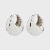 PILGRIM ULTRA CHUNKY SILVER EARRINGS Jewelry PILGRIM 