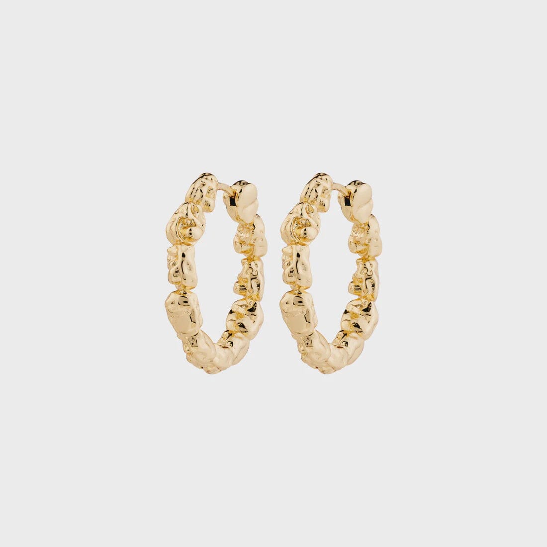 TIDE TEXTURED HOOPS Jewelry PILGRIM 