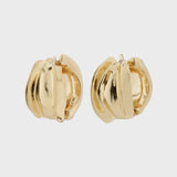 STAY CHUNKY GOLD HOOP EARRINGS Jewelry PILGRIM 