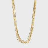 PILGRIM CONNECT GOLD MULTI STRAND NECKLACE Jewelry PILGRIM 