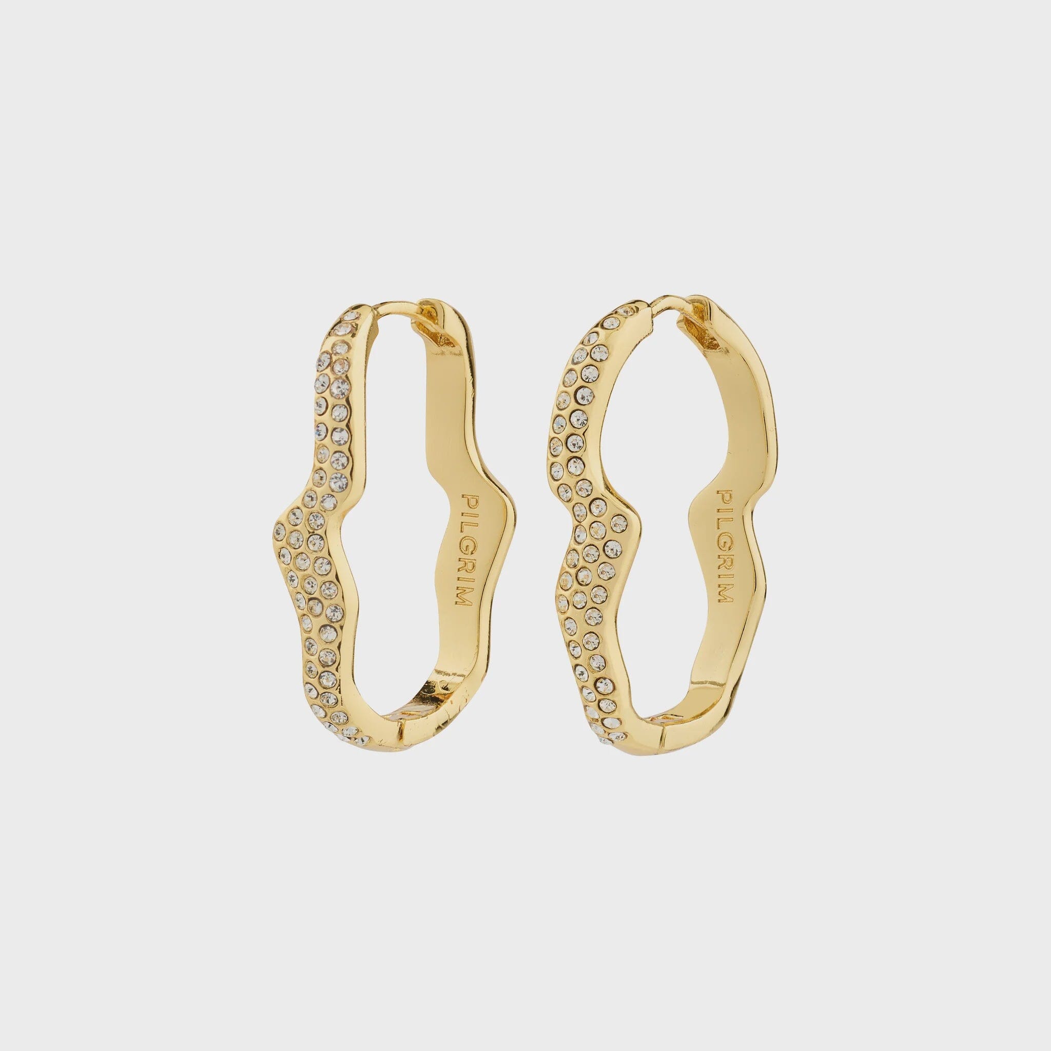 PILGRIM CONNECT GOLD HOOPS Jewelry PILGRIM 