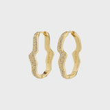 PILGRIM CONNECT GOLD HOOPS Jewelry PILGRIM 