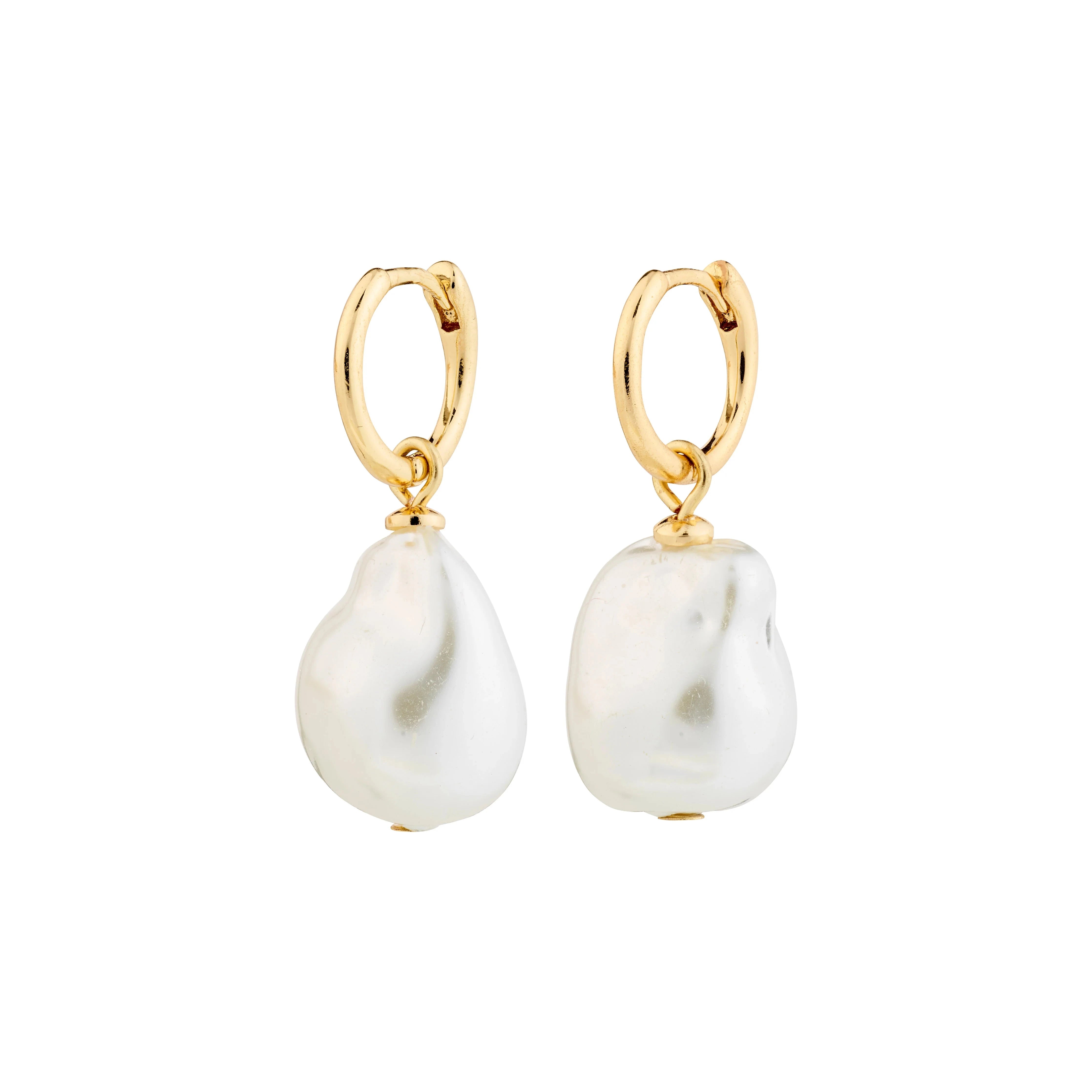 PILGRIM SKY PEARL DROP EARRING (GOLD) Jewelry PILGRIM 