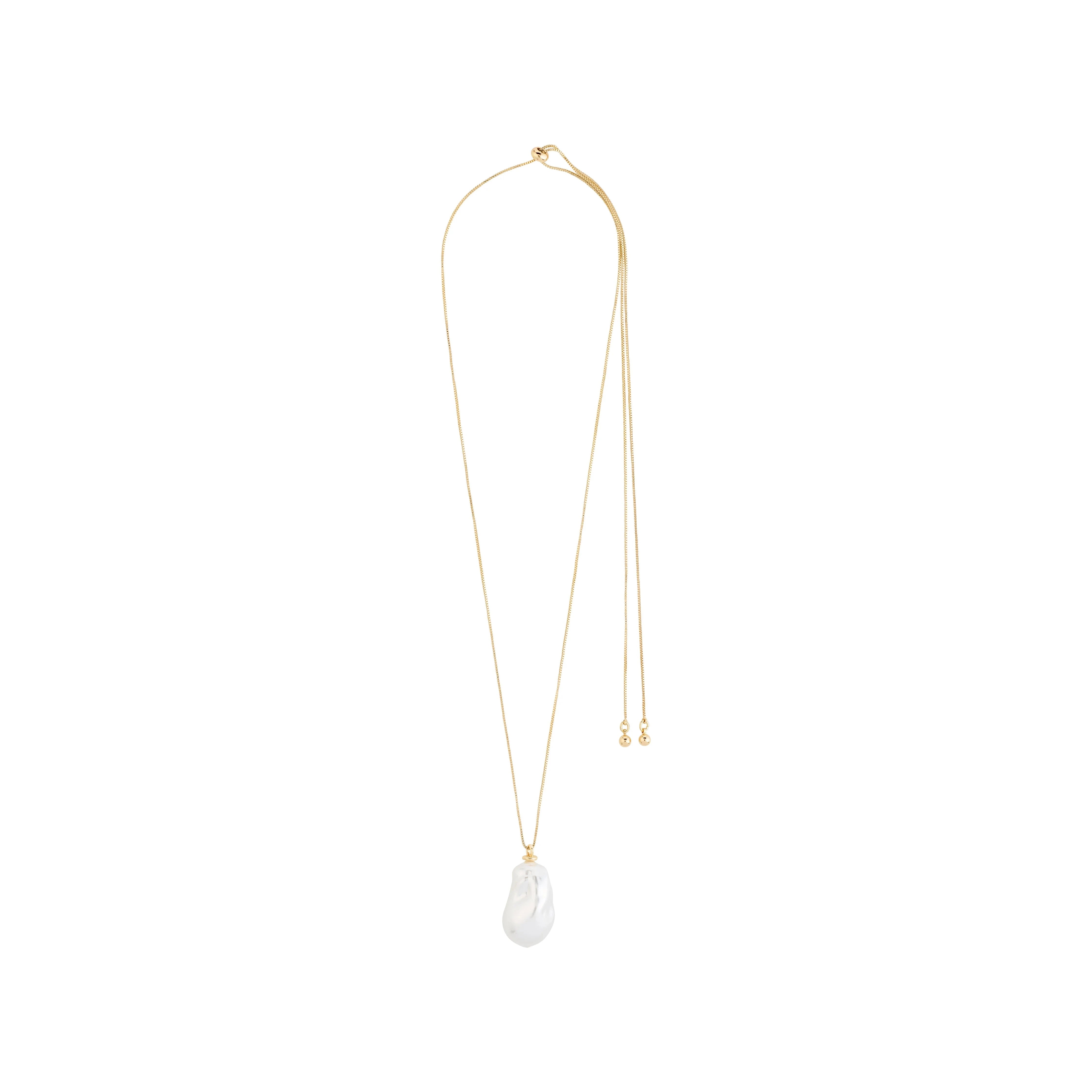 SKY PEARL PENDANT NECKLACE (GOLD) Jewelry PILGRIM 