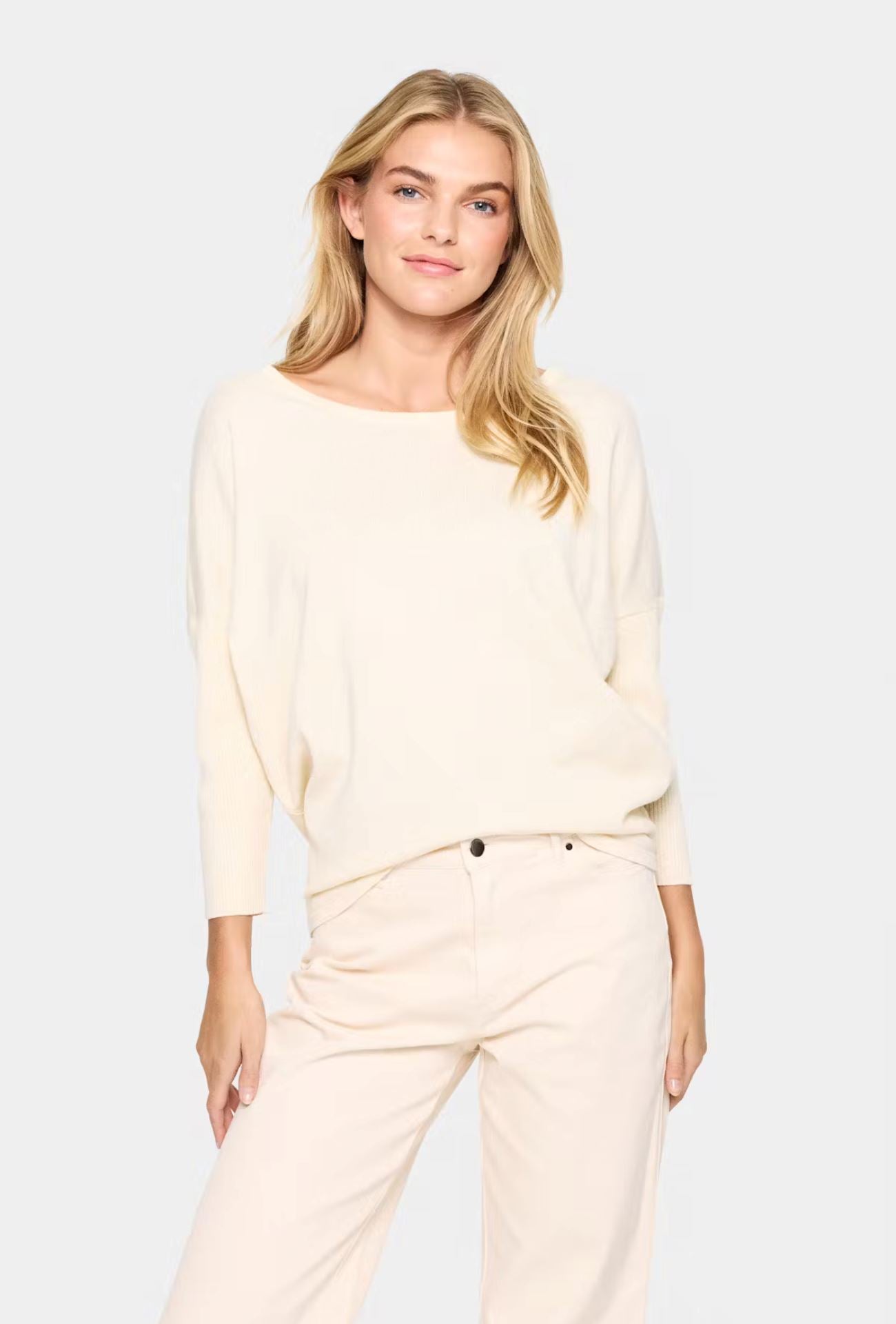 EVERYDAY PULLOVER (CREAM) Sweater saint tropez 