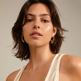 ALANA GOLD DRIP HOOPS Jewelry PILGRIM 