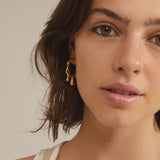 ALANA GOLD DRIP HOOPS Jewelry PILGRIM 