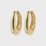 ASHER GOLD OVAL HOOP EARRINGS Jewelry PILGRIM 