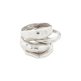 ASHER 4-IN-1 SILVER RING SET Jewelry PILGRIM 