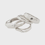 ASHER 4-IN-1 SILVER RING SET Jewelry PILGRIM 