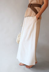 NATURAL MAXI SKIRT Skirt SADIE AND SAGE 