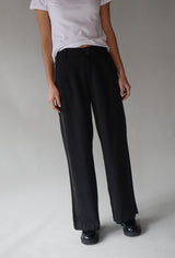 LEXI BLACK WIDE LEG PANT PANT ICHI 