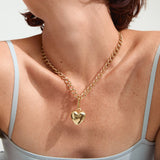 PILGRIM LARGE GOLD HEART CHARM Jewelry PILGRIM 