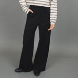 BLACK PINTUCK OFFICE PANT PANT RD STYLE 