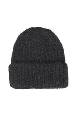 SOLENE BLACK BEANIE Accessories ICHI 