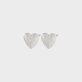 SOPHIA SILVER HEART EARRINGS Jewelry PILGRIM 