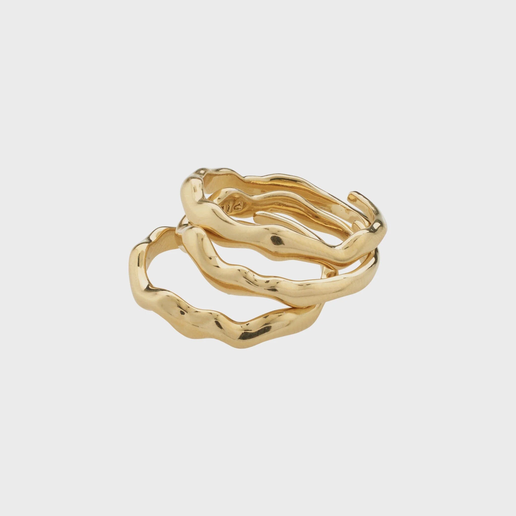 PENELOPE GOLD RING SET Jewelry PILGRIM 