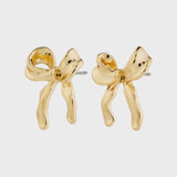 PILGRIM GOLD BOW STUDS Jewelry PILGRIM 