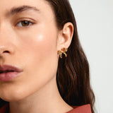 PILGRIM GOLD BOW STUDS Jewelry PILGRIM 