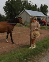 CLASSIC IRISH CREAM SWEATER DRESS Dress RD STYLE 