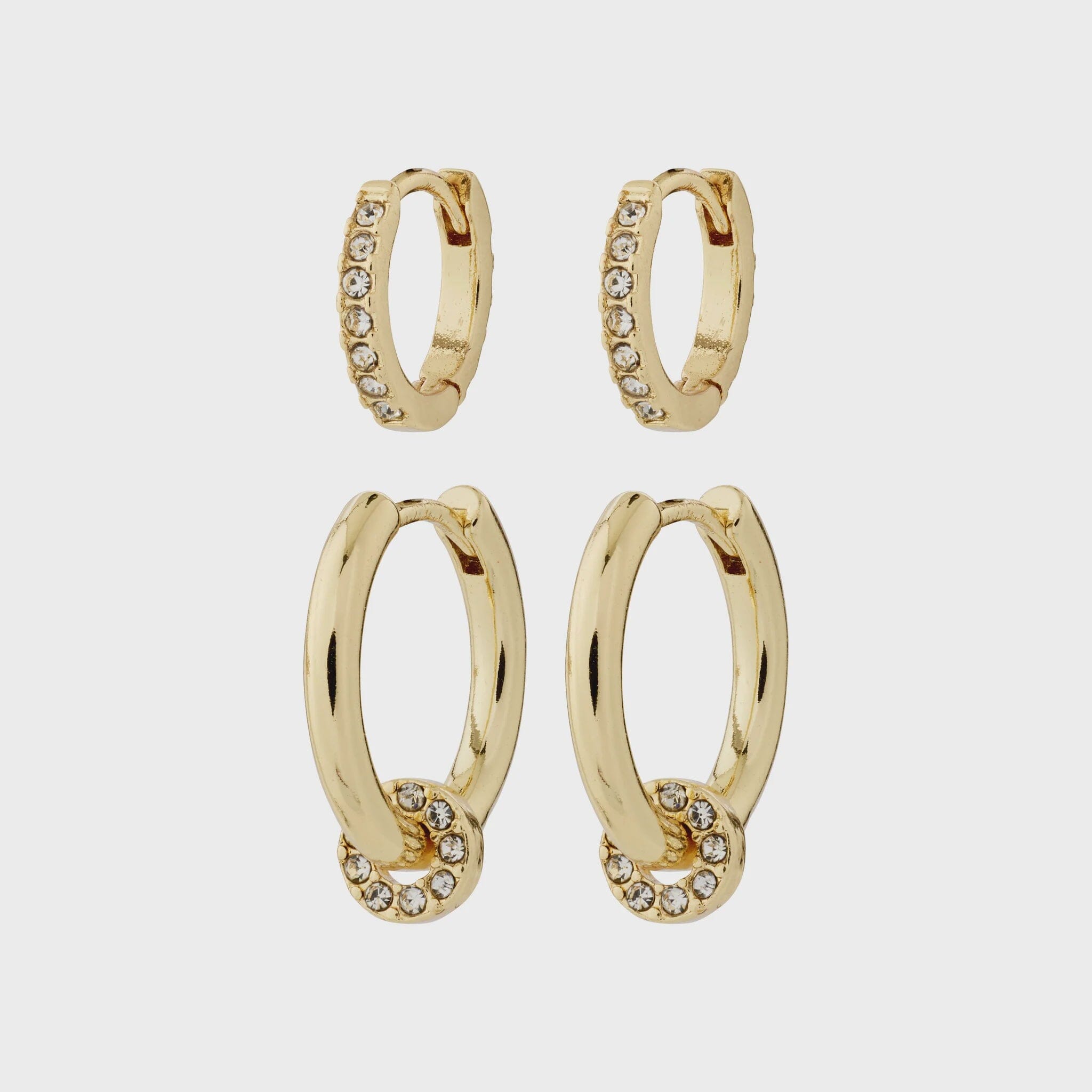 SCOTTIE GOLD 2-IN-1 EARRINGS Jewelry PILGRIM 