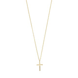 DAISY GOLD CROSS PENDANT NECKLACE Jewelry PILGRIM 