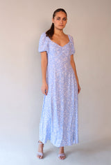 SOFT BLUE MAXI DRESS Dress RD STYLE 