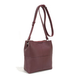 BURGUNDY BUCKET CROSSBODY BAG Accessories COLAB 