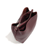 BURGUNDY BUCKET CROSSBODY BAG Accessories COLAB 