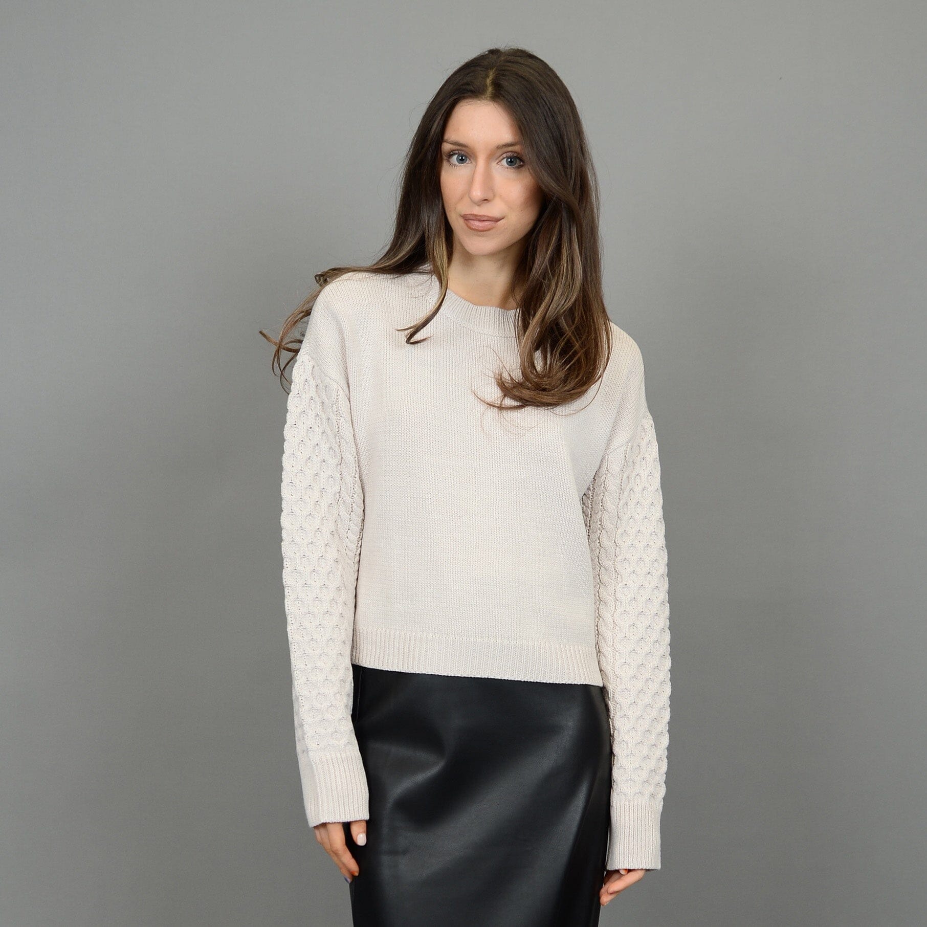 WHISPY CREAM KNIT SWEATER Sweater RD STYLE 