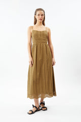 OLIVE EYELET DRESS Dress DELUC 