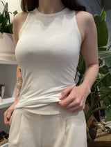 LEILA WHITE TANK Top GENTLE FAWN 