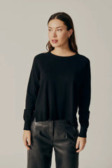 LORRAINE BLACK ELEGANT SWEATER Sweater DELUC 