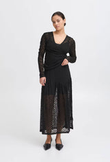 FESTIVAL SHEER LACE SKIRT (BLACK) Skirt ICHI 