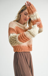 BUTTER PECAN CHUNKY SWEATER Sweater SADIE AND SAGE 