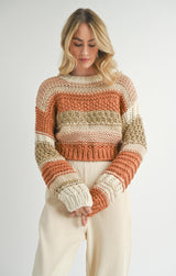 BUTTER PECAN CHUNKY SWEATER Sweater SADIE AND SAGE 