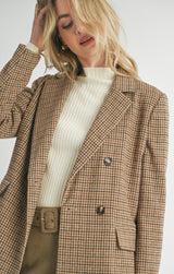 ELEVATED HOUNDSTOOTH BLAZER Blazer SADIE AND SAGE 