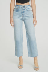 HIGH RISE WIDE ANKLE JEAN DENIM DAZE 