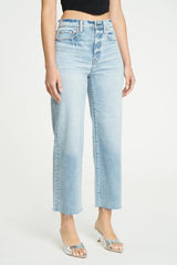 HIGH RISE WIDE ANKLE JEAN DENIM DAZE 