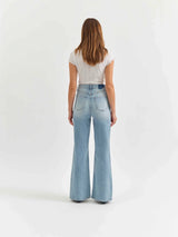 HIGH RISE WIDE LEG DENIM (LIGHT WASH) DENIM DAZE 