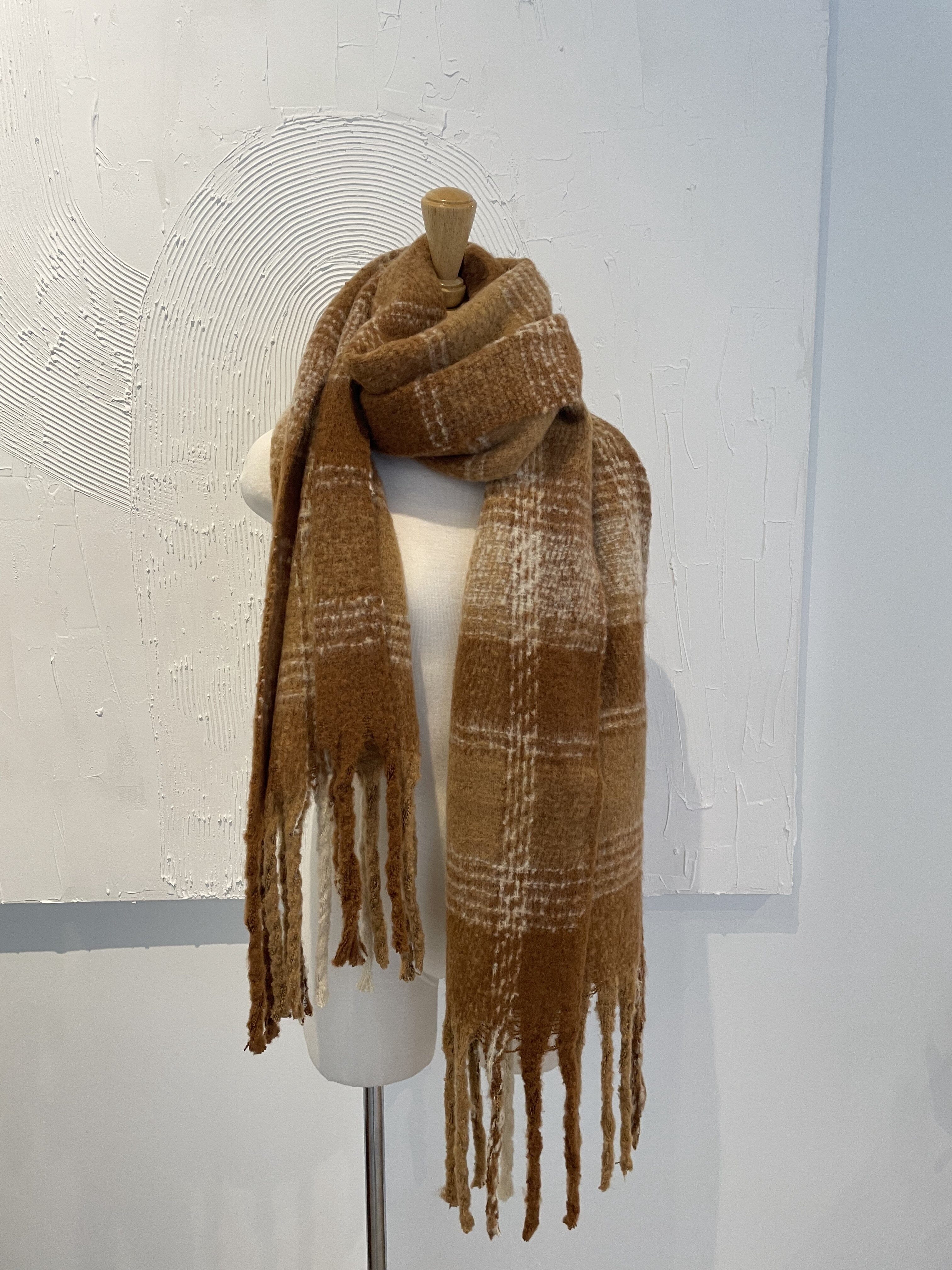 VINA SCARF (TAN) Accessories B YOUNG 