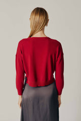 POLLY BORDEAUX SWEATER Sweater DELUC 