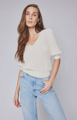 PHOEBE CREAM KNIT TOP Sweater GENTLE FAWN 