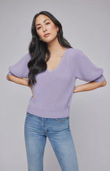 PHOEBE ORCHID KNIT TOP Sweater GENTLE FAWN 