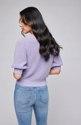 PHOEBE ORCHID KNIT TOP Sweater GENTLE FAWN 