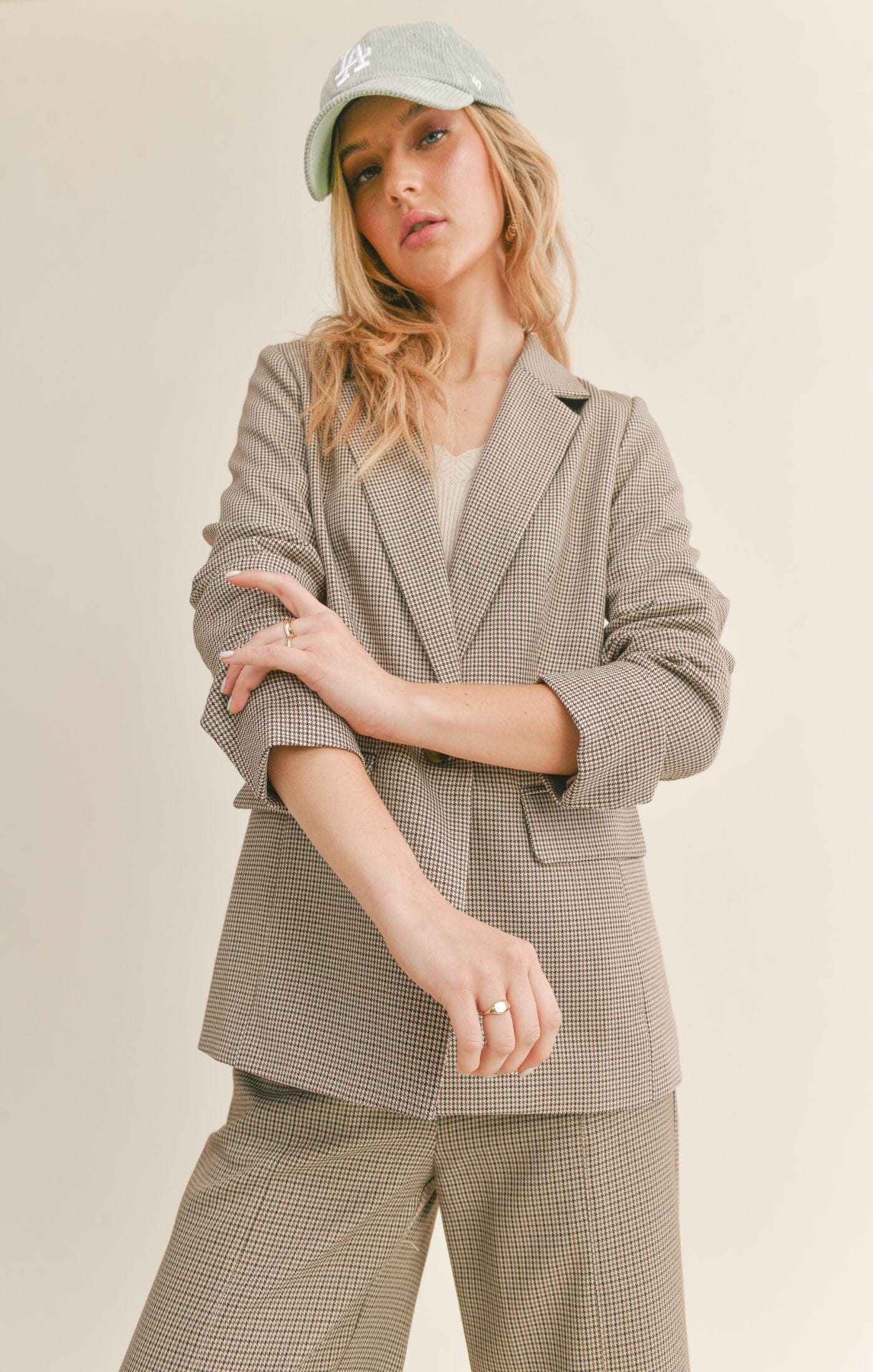 MIRABEL HOUNDSTOOTH BLAZER Blazer SADIE AND SAGE 