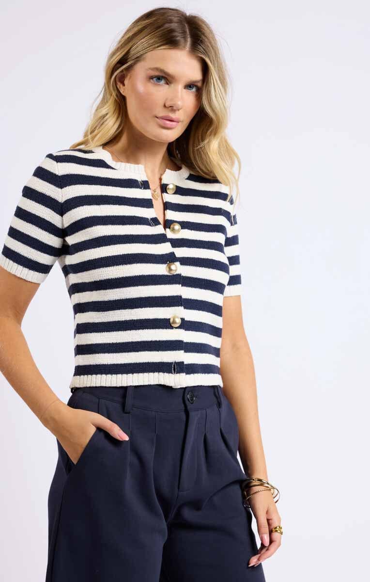 NAUTICAL STRIPE CARDIGAN Cardigan SADIE AND SAGE 